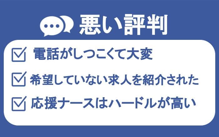 ナースパワー 悪い口コミ