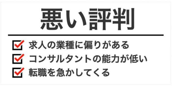 悪い評判