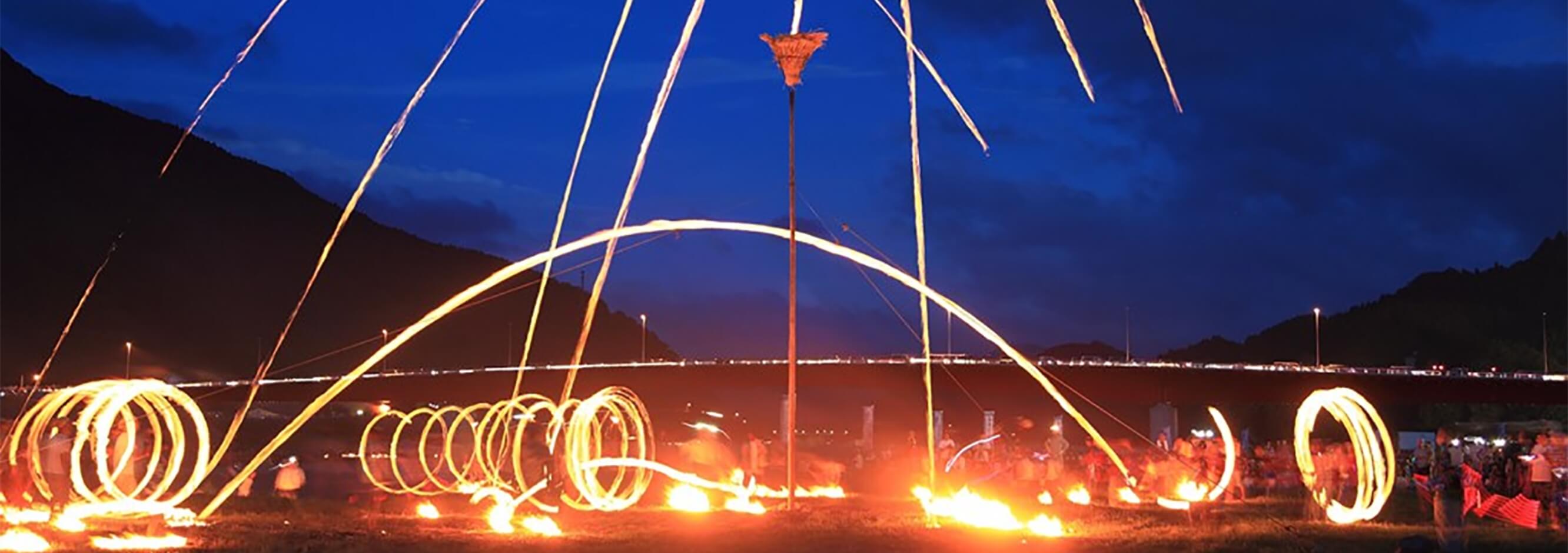 山梨県南部町の風景
