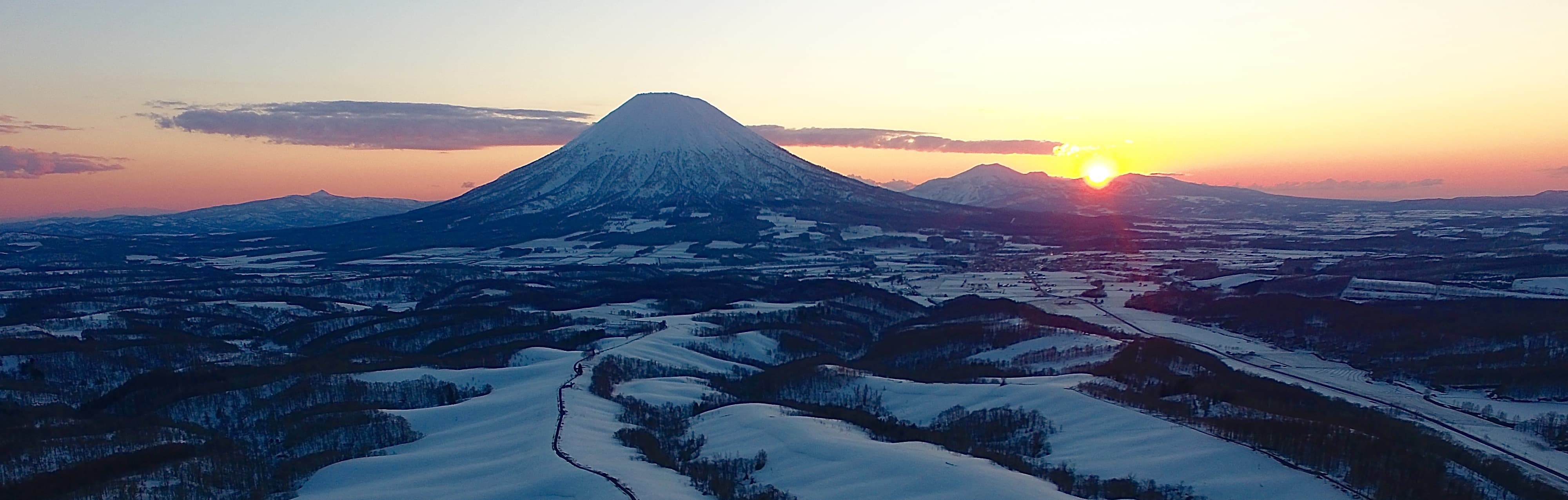 京極町の羊蹄山