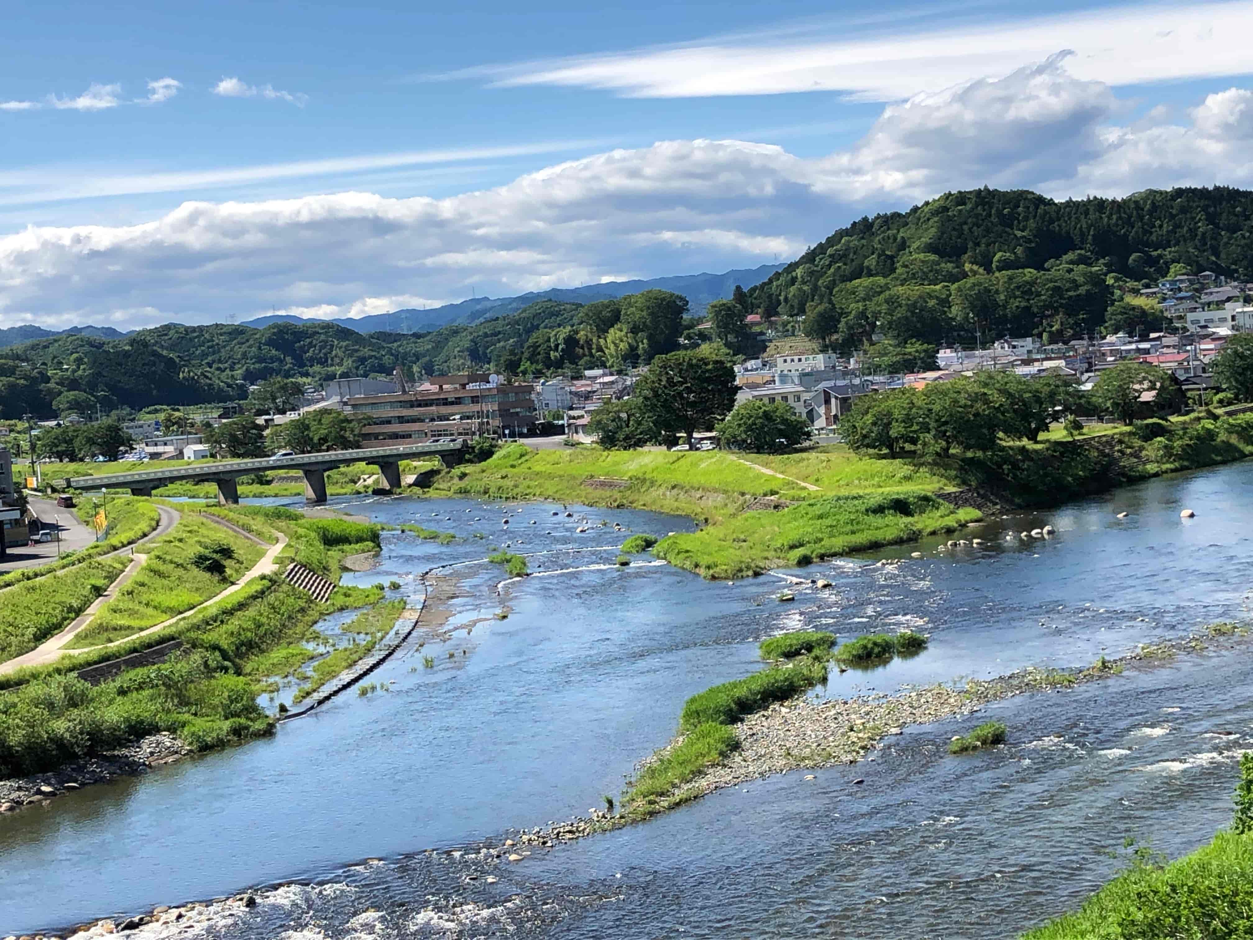 大子町の久慈川