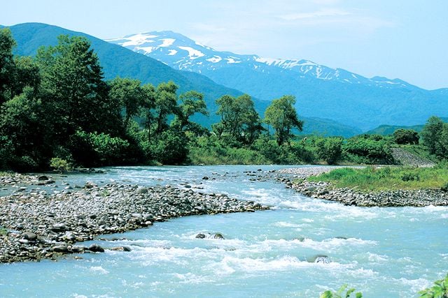 庄内町の立谷沢川