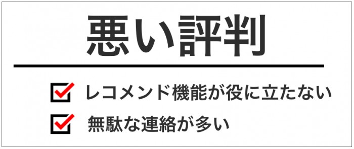 悪い口コミ
