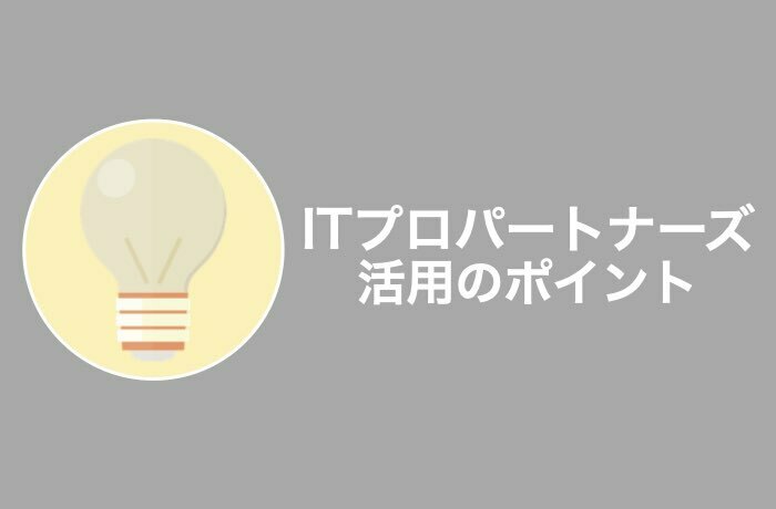 ITプロパートナーズを最大限活用するコツ