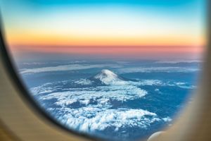 飛行機からの景色